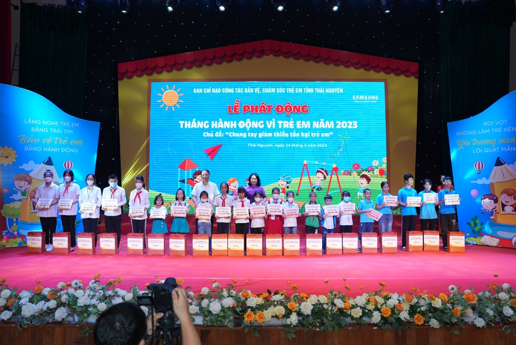[Photo] Thái Nguyên: Phát động Tháng hành động vì trẻ em năm 2023