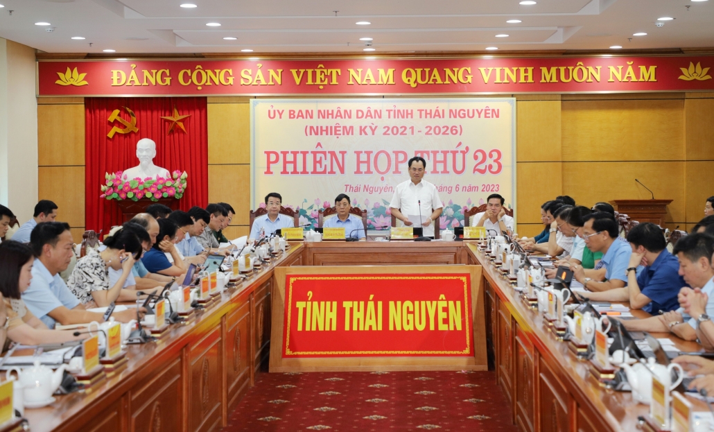 Phiên họp thứ 23 của UBND tỉnh Thái Nguyên