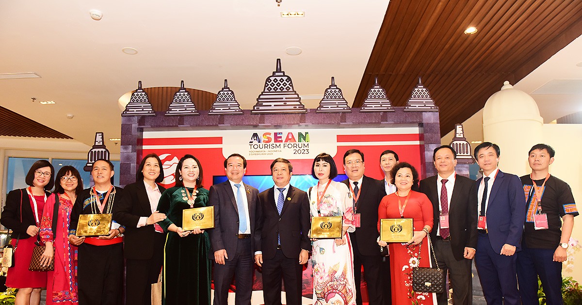 14 đơn vị của Việt Nam nhận Giải thưởng Du lịch ASEAN 2023